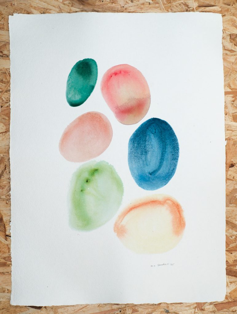 Studio Sale 08, Acrylic on Paper, 55cm x 76cm