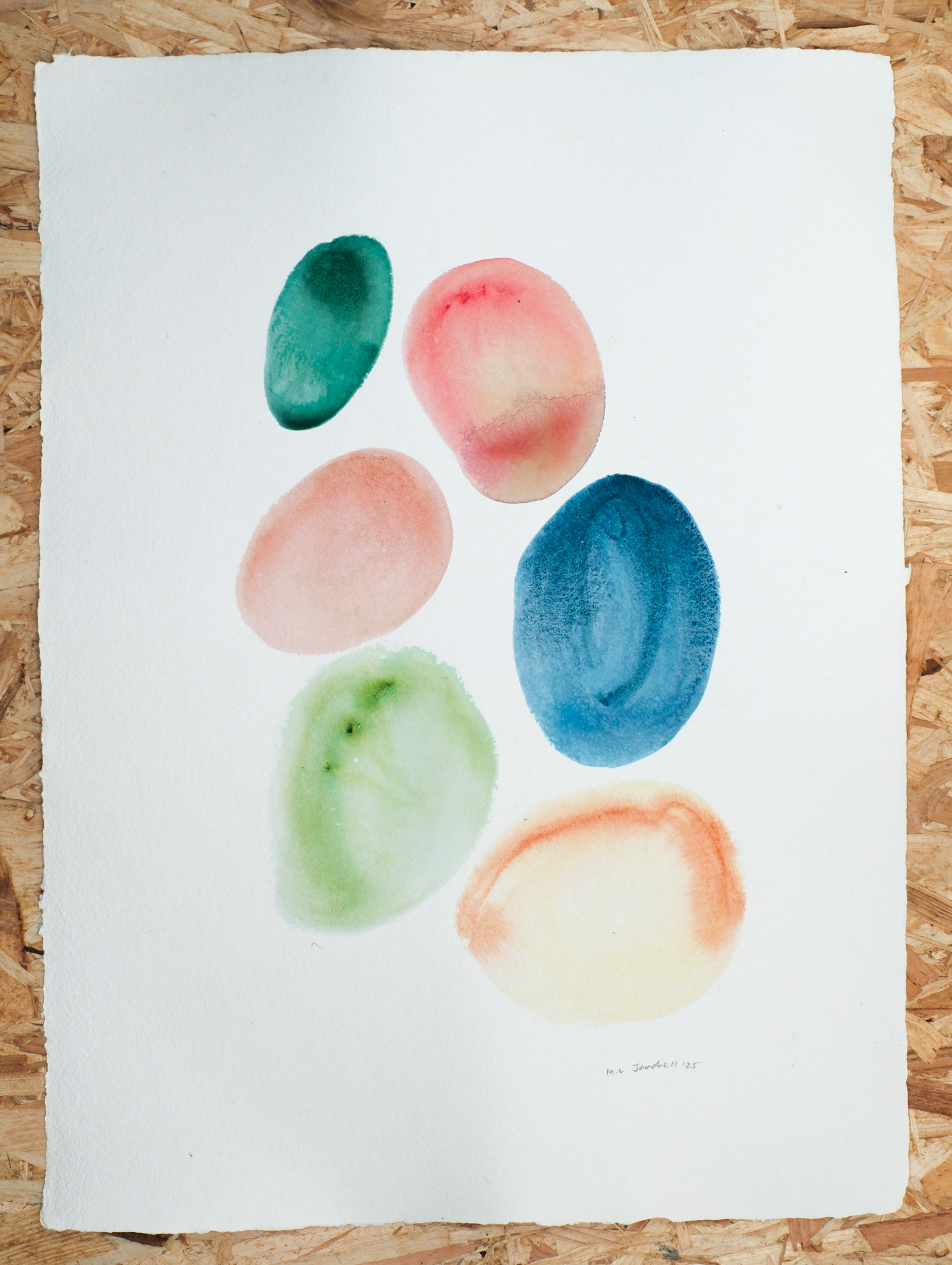 Studio Sale 08, Acrylic on Paper, 55cm x 76cm