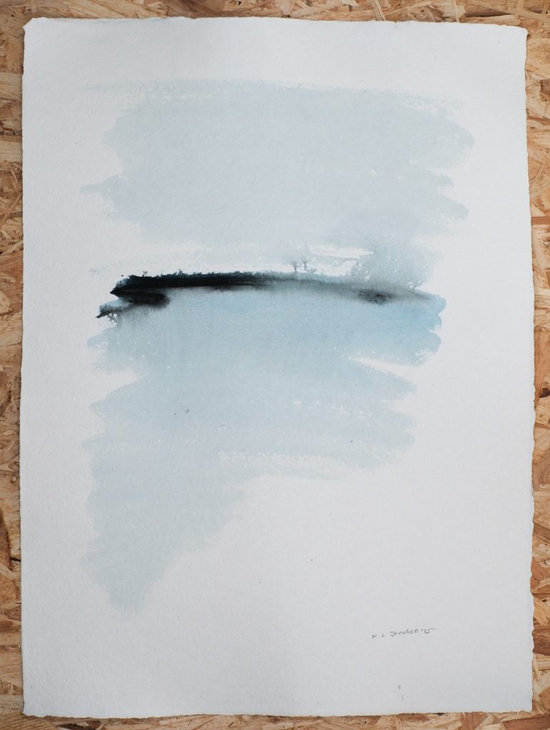 Studio Sale 12, Acrylic on Paper, 55cm x 76cm