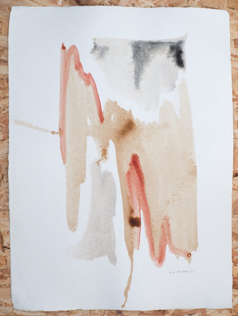 Studio Sale 13, Oil on Paper, 55cm x 76cm