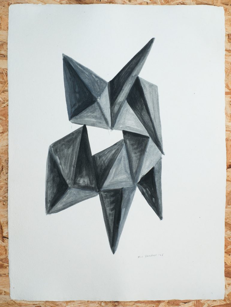 Studio Sale 14, Acrylic on Paper, 55cm x 76cm
