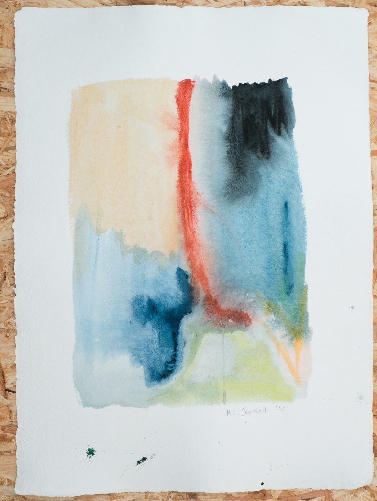 Studio Sale 16, Oil on Paper, 55cm x 76cm
