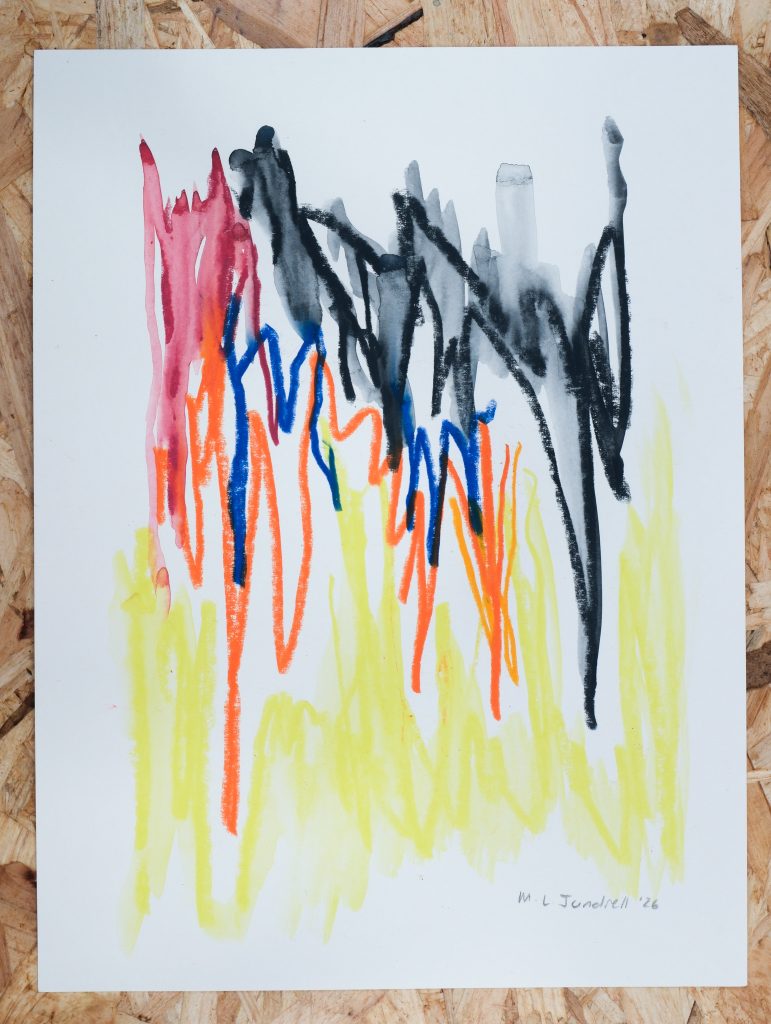 Studio Sale 23, Crayon on Paper (A4), 29.7cm x 21 cm