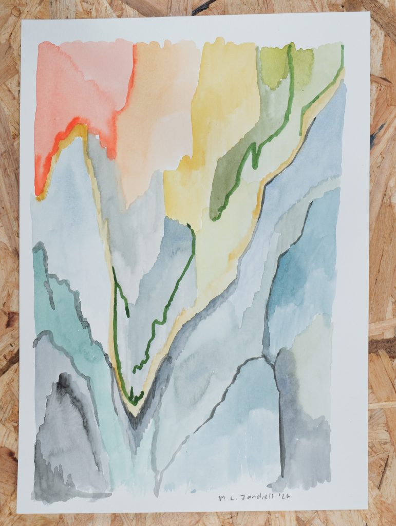 Studio Sale 27, Watercolour on Paper (A4) 29.7cm x 21 cm