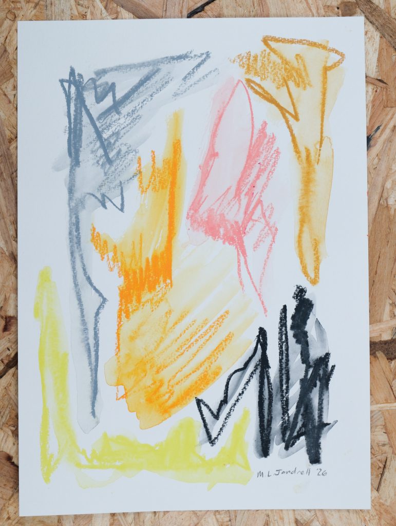 Studio Sale 31, Crayon on Paper (A4), 29.7cm x 21 cm