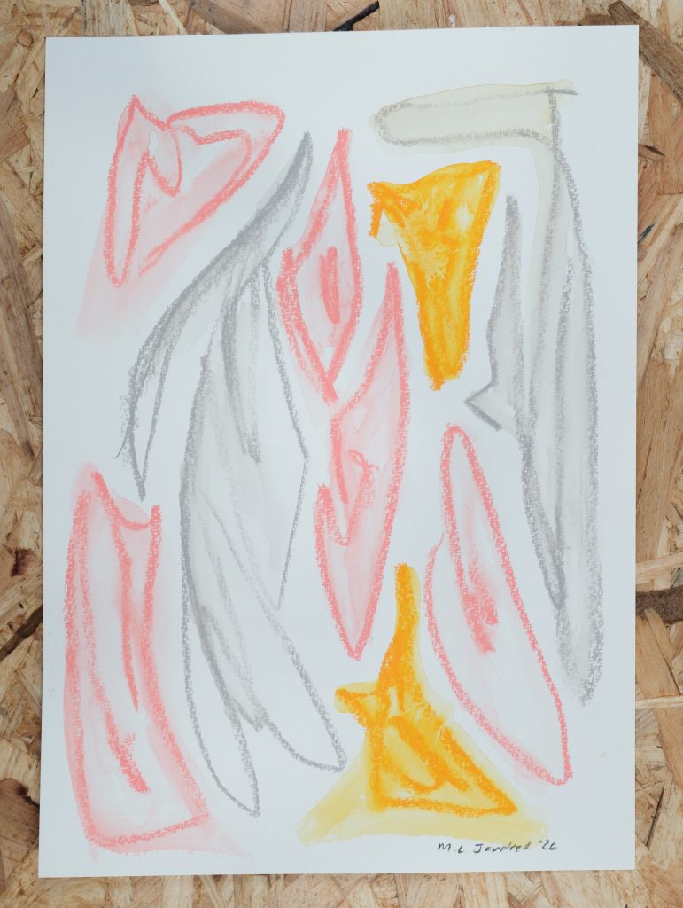 Studio Sale 34, Crayon on Paper (A4), 29.7cm x 21 cm