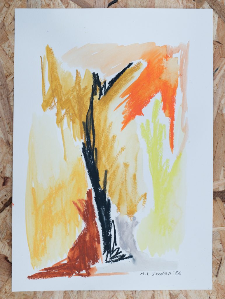 Studio Sale 36, Crayon on Paper (A4), 29.7cm x 21 cm