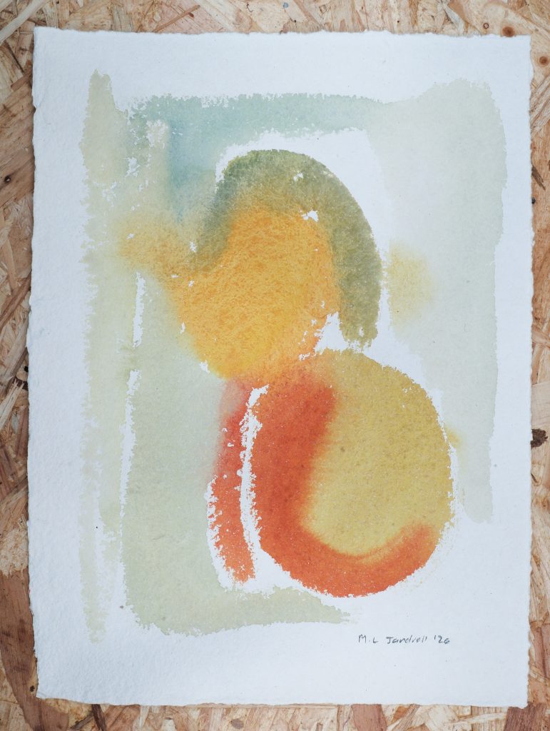 Studio Sale 39, Oil on Paper, 11in x 15 in, 27.5cm x 38.5cm