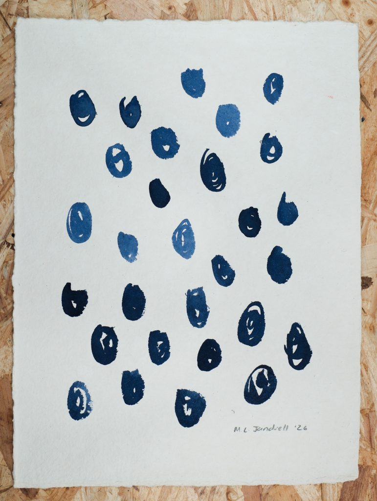 Studio Sale 46, Ink on Paper, 11in x 15 in, 27.5cm x 38.5cm