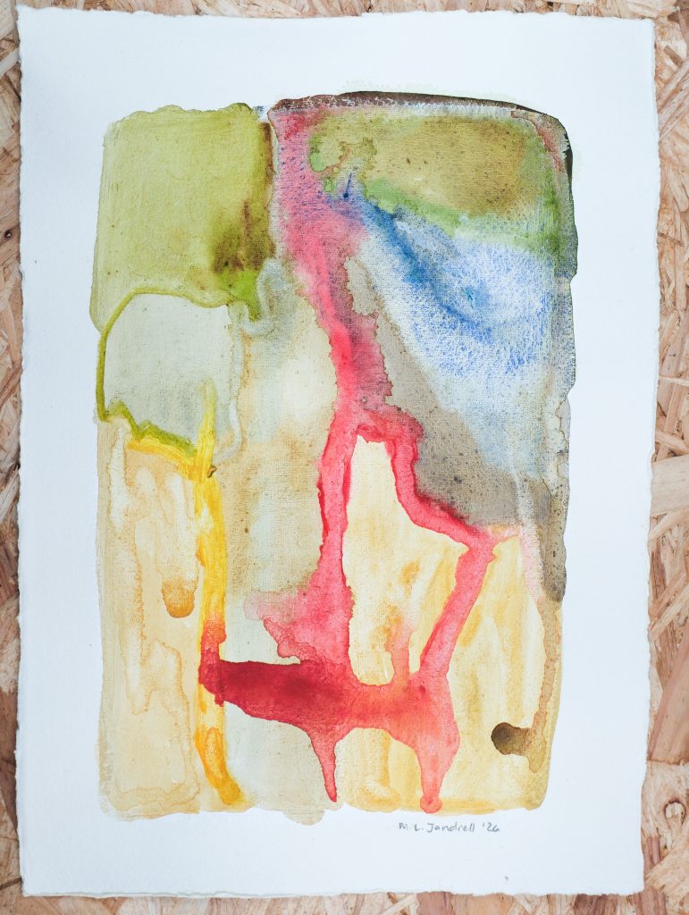 Studio Sale 52, Oil on Paper (A3), 29.7cm x 42 cm