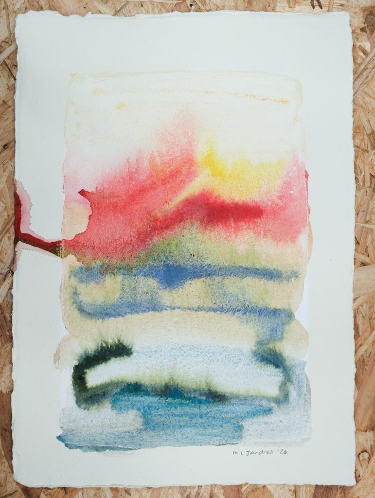Studio Sale 53, Oil on Paper (A3), 29.7cm x 42 cm