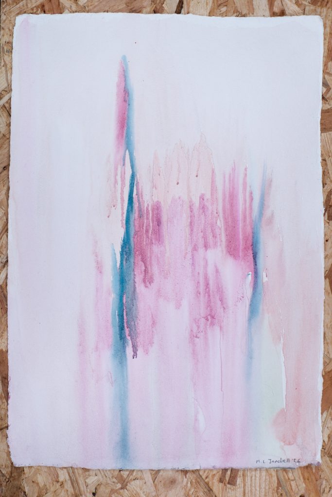 Studio Sale 63, Oil on Paper, 39cm x 55cm