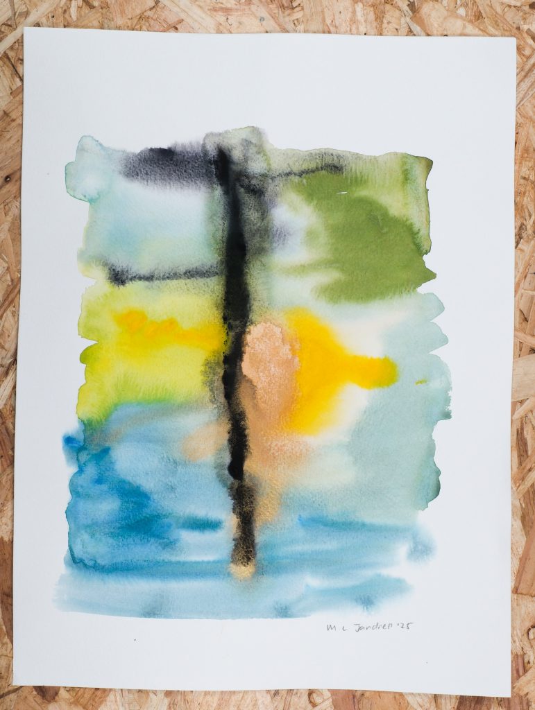 Studio Sale 65, Gouache on Paper 12in x 16in