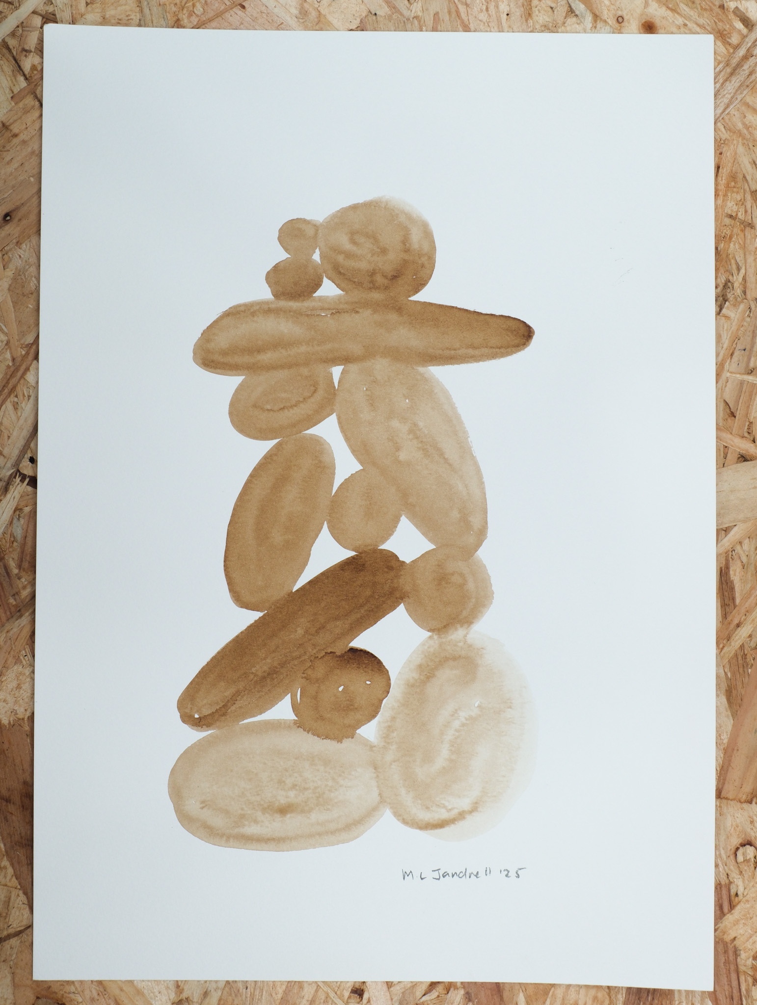 Studio Sale 77, Ink on Paper (A3), 29.7cm x 42 cm