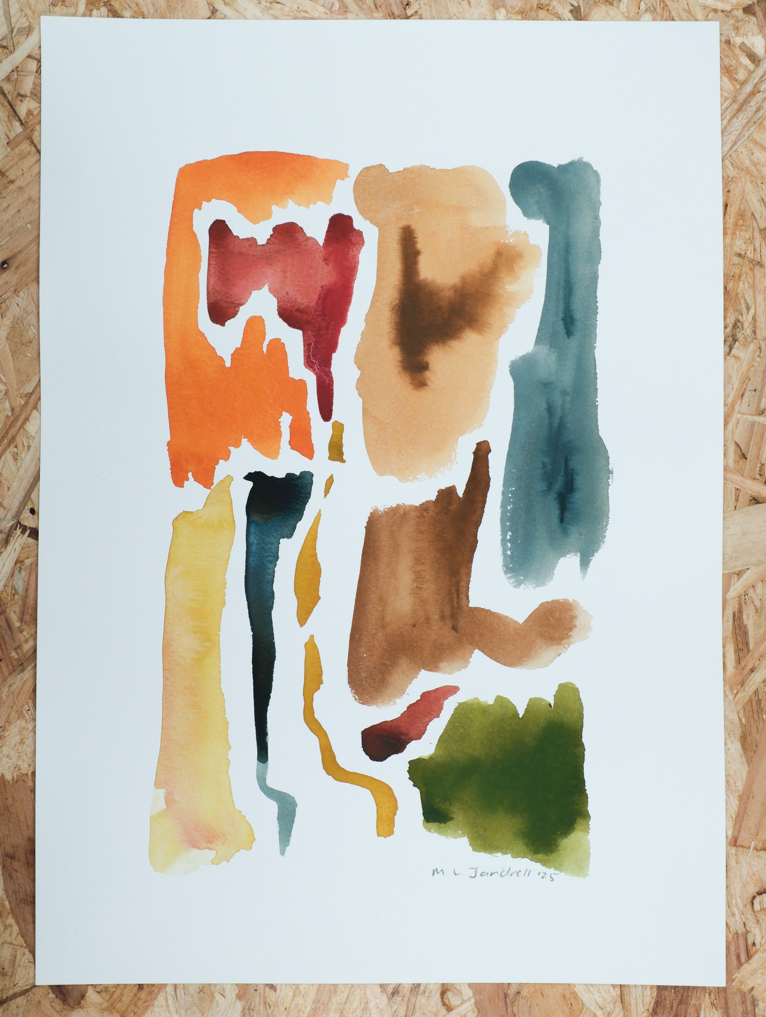 Studio Sale 88, Gouache on Paper (A3), 29.7cm x 42 cm