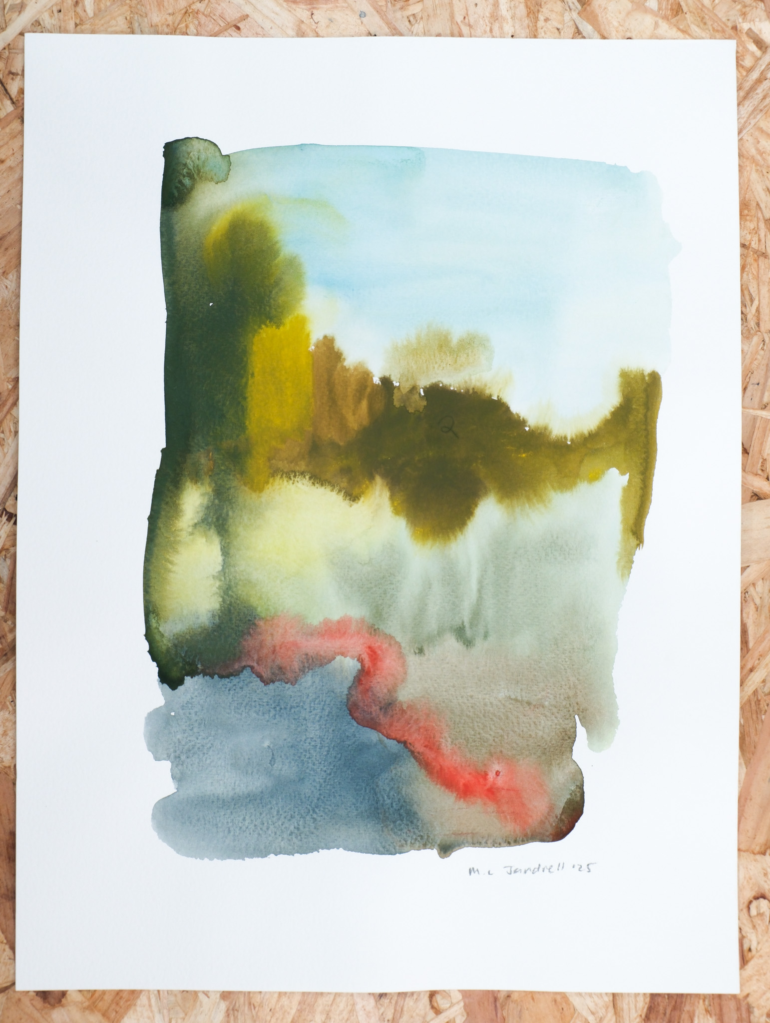Studio Sale 92, Gouache on Paper (A3), 29.7cm x 42 cm